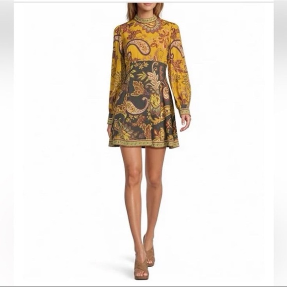 ANTONIO MELANI Dresses & Skirts - NWT Antonio Melani
Ellery Paisley Mock Neck Long Sleeve Dress
